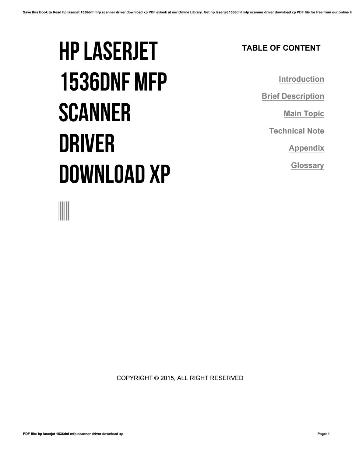 Hp laserjet 1536dnf mfp driver download for windows 8.1